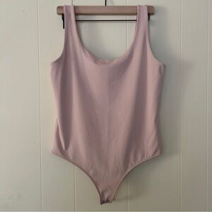 Express Body Contour Blush Pink Women's Bodysuit Size Large